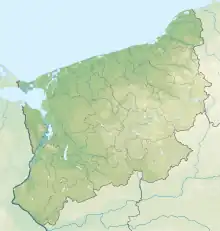 Darłowo se encuentra en el Voivodato de Pomerania Occidental