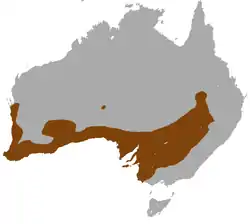 Distribución de M. fuliginosus