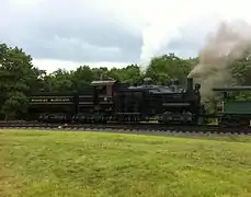 Máquina Shay No. 6 del Ferrocarril Panorámico de Cass