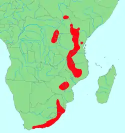 Distribución aproximada.