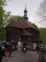 Iglesia de madera de San Sebastián.