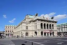 La Ópera Estatal de Viena, Austria.