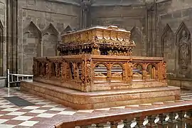 Sepulcro del emperador Federico III de Habsburgo en la Catedral de Viena.