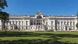 Palacio de verano Liechtenstein, desde el jardín (1873-1875)