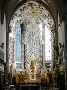 Altar mayor de la Michaelerkirche de Viena.