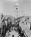 Le cortège royal de l'empereur Guillermo II el 31 de octubre de 1898.