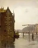 Willem Witsen (sin fecha): Pakhuizen aan een Amsterdamse gracht op Uilenburg, colección privada.