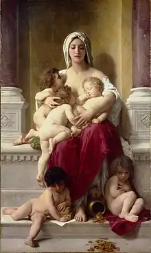 Academicismo: Bouguereau (Caridad)