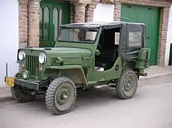 Willys Jeep en Villa de Leyva, Colombia.