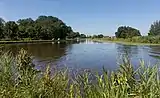 Wilnis, el Bovendijk desde la Wilnisse Zuwe