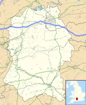 Trowbridge ubicada en Wiltshire