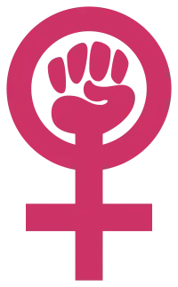 Emblema de reivindicación derechos de mujeres.