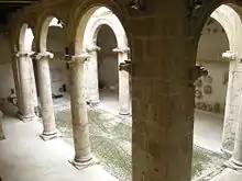 Patio del antiguo Almudín de Játiva (Valencia).