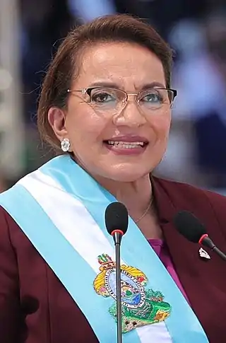 Xiomara Castro, presidenta de la República de Honduras, 2022-presente