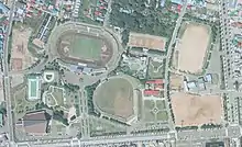 Parque Deportivo Yabase en 1975