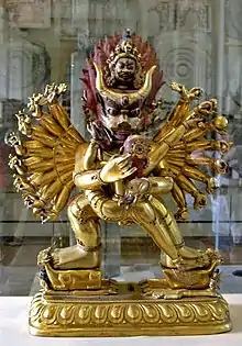 Yamantaka, también conocido como Vajrabhairava.