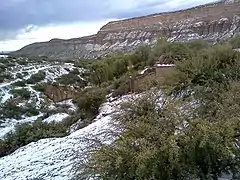 Yavi Chico tarde cubierto de granizo Marzo 2014