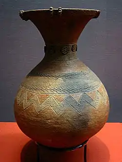 Vasija japonesa del periodo Yayoi (siglos i al iii), Museo Nacional de Tokio.