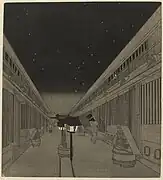 Yoshiwara por la noche (1852-1864), de Utagawa Kunisada II, Rijksmuseum, Ámsterdam