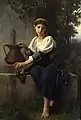 Young girl at the well (unknown date) - Elizabeth Jane Gardner