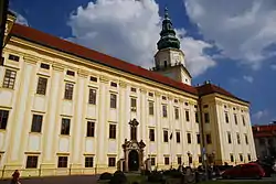 Palacio arzobispal de Kroměříž por Filiberto Lucchese, década de 1660.