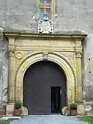 Portal en el castillo de Tovačov a partir de 1492.