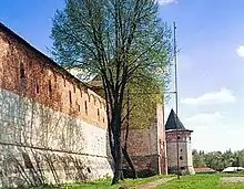 Pared del Kremlin de Zaraisk.