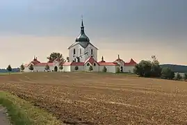 Iglesia de peregrinación de San Juan Nepomuceno en Žďár nad Sázavou (1719-1727) (Patrimonio de la Humanidad)