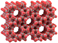 Tectosilicatos: uniones espaciales de tetraedros (zeolita)