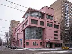 Club de Zúiev (1927-1929), construido en Moscú por Ilyá Gólosov