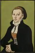 Representación de Catalina de Bora, esposa de Martín Lutero