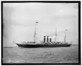 El SS Paris (ex City of Paris) fotografiado a mediados de los años 1890.