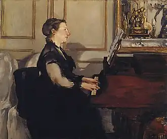 Édouard Manet, Madame Manet en el piano, 1867-1868 Musée d'Orsay