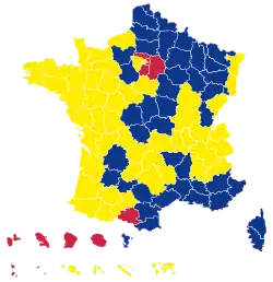 Resultados por departamento
