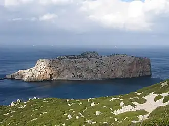 Vista de la isla de Perejil.