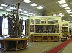 Sala del museo botánico.