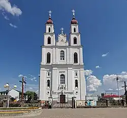 Iglesia de la Asunción de la Santísima Virgen María en Dziátlava (1743-1751), obra de Aleksander Osikiewicz