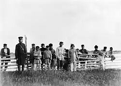 Campesinos en la provincia de Vologda (norte de Rusia), 1890.