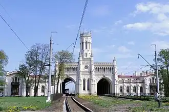 Nueva estación de Peterhof, 1857, San Petersburgo, Rusia