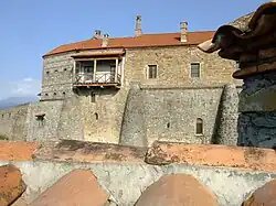 Vista de una parte de las dependencias del monasterio.
