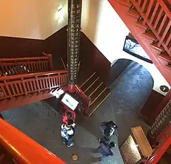 Interior de la Gran Pagoda del Ganso Salvaje