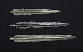 Dagues. Bronces de la II fase de expansión. Sitio de Daegok