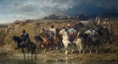 Caravana árabe, de Adolf Scheryer, 1860.