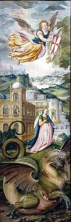 San Jorge y el dragón, Museo Soumaya, c. 1531 - 1603