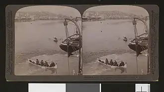 Pescante radial de pivote suspendido, muy usado en el siglo XIX.