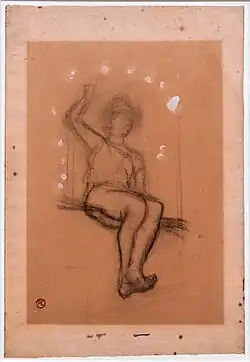 La Trapéziste du Cirque Médrano, de Toulouse-Lautrec (1888)