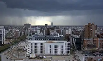 Vista del barrio desde el norte