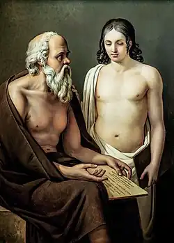 Sócrates enseñando a un joven, 1811