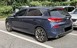 Elantra GT (Hatchback) vista trasera