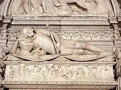 Escultura del yacente.